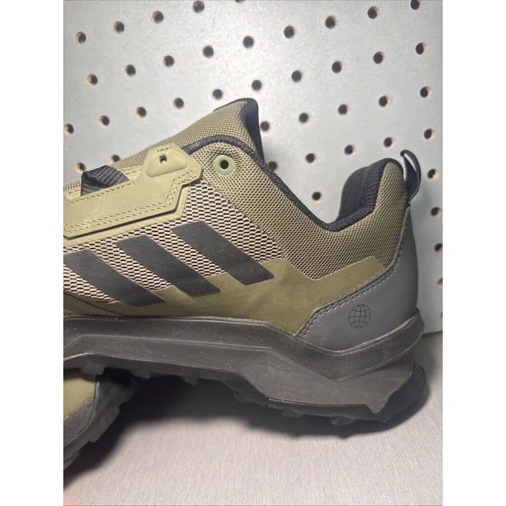 Adidas Terrex AX4 Hiking Shoes Mens Sz 13 Green Black Olive Continental NO LACES